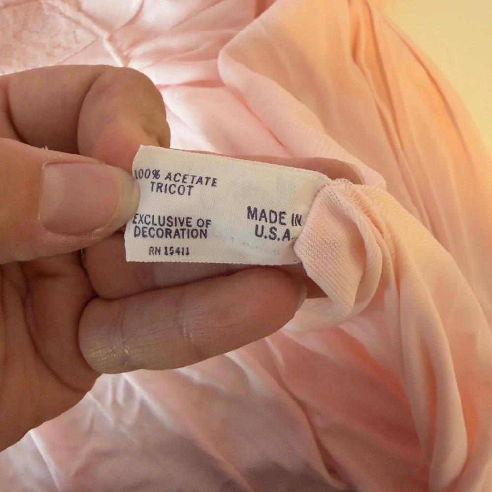 Movie Star Vintage Peignoir Robe Size M Pink 60s 70s Coquette Feminine Romantic